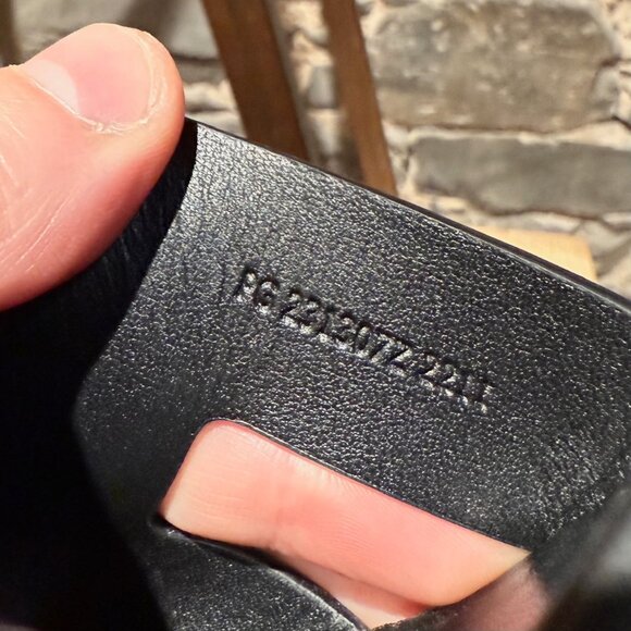 Hermès Black Leather Elda Wedges Espadrilles H Sandals - Picture 10 of 12